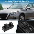 thumbnail image 2 of Interruptor de ventana eléctrica Unique Bargains No.25401ZN00A para el lado del conductor delantero izquierdo para Nissan Altima 2008-2013 Negro, 2 of 7