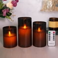 thumbnail image 6 of Shoreew Flameless LED Candles Battery Operated Flickering Fake Electric Pillar Candles with Remote Control for Weddings Holiday Home Decor, 6 of 7