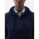 thumbnail image 2 of Sudadera GAP con Capucha y Cierre, Lana, Azul Marino, Talla XL, 2 of 4