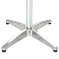 thumbnail image 3 of vidaXL Bistro Table Outdoor Side Table Garden Porch Deck Furniture Aluminum, 3 of 28