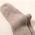 thumbnail image 4 of HAiming Men's Wool Socks Winter Plush Thickened Warm Sleep Tube Socks Trendy Fuzzy Fleece Soft Cozy Slipper Home Socks, 4 of 8