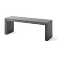 thumbnail image 5 of Wood Dining Bench, Black, 5 of 9