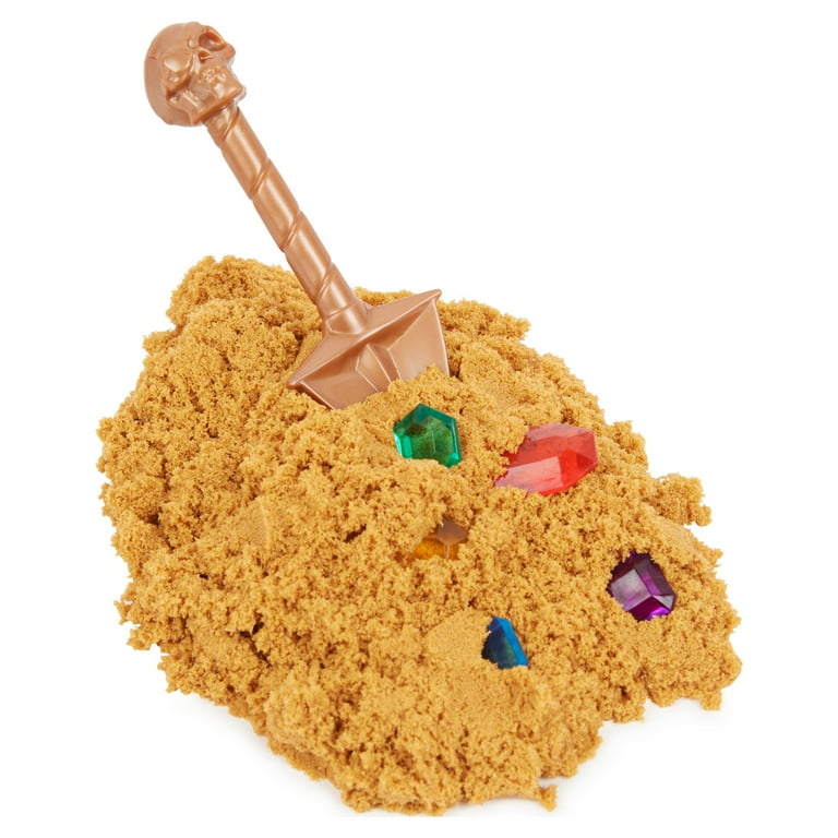 Kinetic Sand Treasure Hunt with 1.25lbs Brown Rare Gold Shimmer