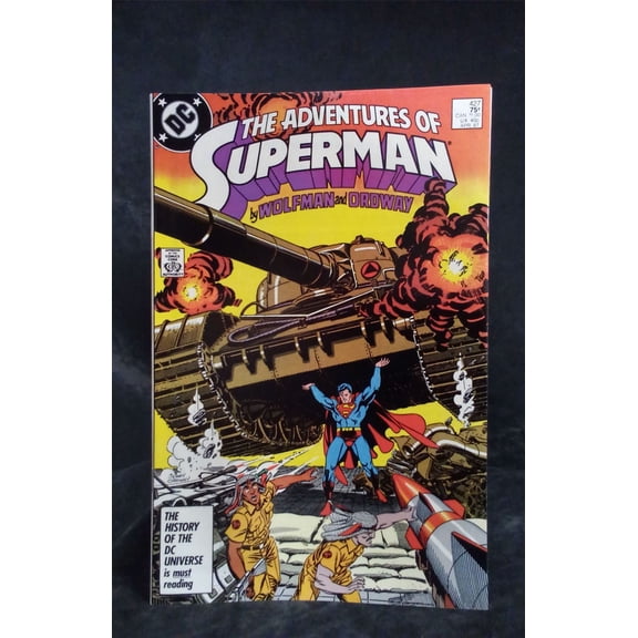 Pre-Owned Adventures of Superman #427 Direct Edition 1987 DC Comics Comic Book