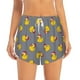 thumbnail image 2 of Balery Christmas hat duck Pantalones cortos deportivos para mujer con forro y dos bolsillos, elásticos, para entrenamiento, gimnasio, yoga-Large, 2 of 7
