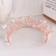 thumbnail image 4 of Zhuge Tiara de boda para novia, diadema de princesa, corona nupcial, joyería para el cabello con diamantes de imitación de cristal, decoración para novia, cumpleaños, graduación, boda (D), 4 of 4