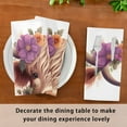 thumbnail image 4 of JSTEL Cute Cattle Cloth Napkins Set of 1, 20x20 Inch Washable and Reusable Napkin for Decoupage Dinner Party Everyday Use, 4 of 6