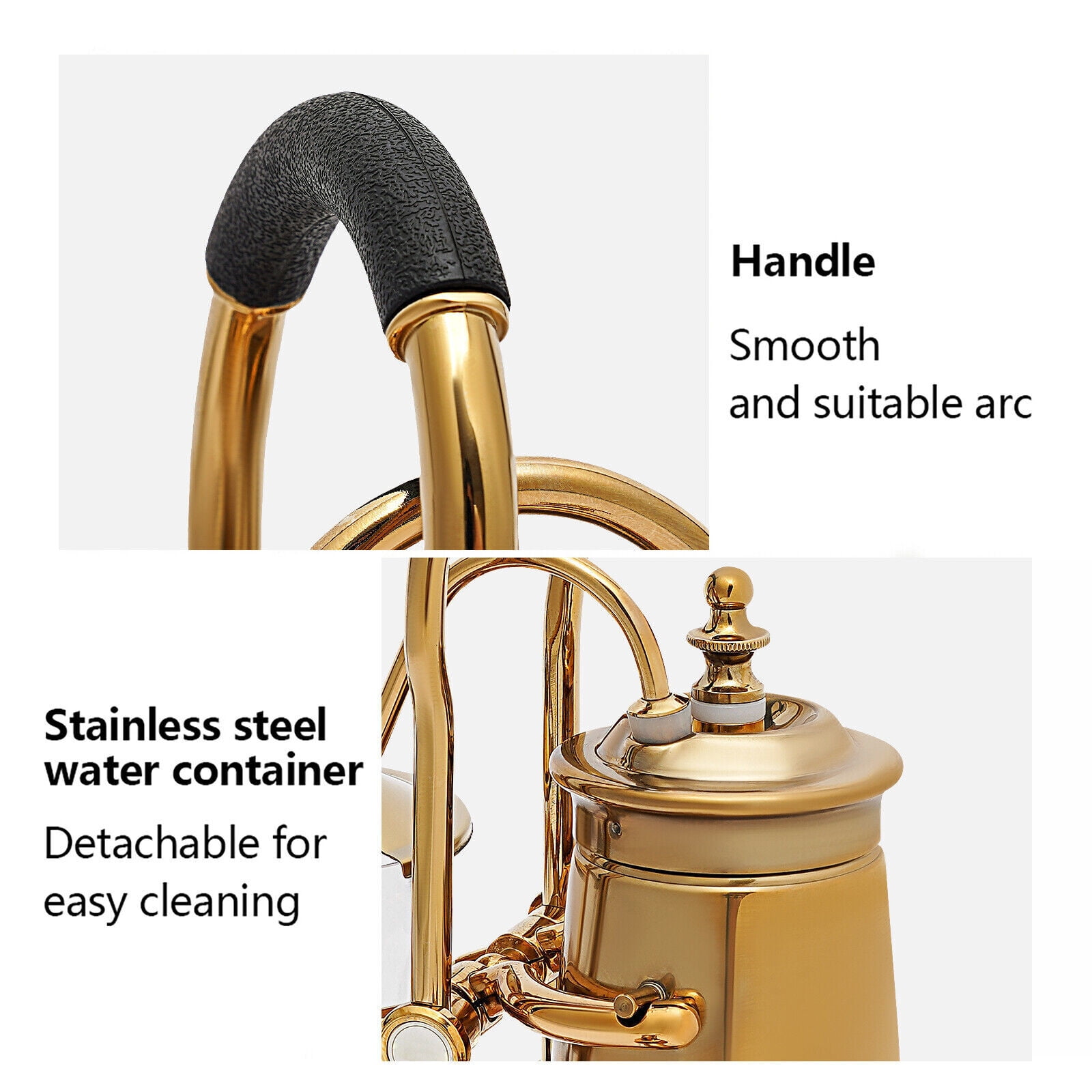 15OZ Royal Belgian Belgium Balance Syphon Coffee Maker Siphon Brewer Golden
