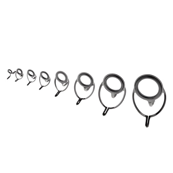 8 Unids Caña Pierna Guía Línea Casting Rod Eyes s Sunnimix Anillo de guías de caña de pescar