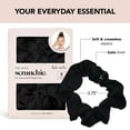 thumbnail image 3 of Kitsch Satin Hair Scrunchies, Black, 5 Pack, 3 of 13