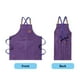 thumbnail image 4 of Advancent Delantal de lona, ​​delantales de trabajo gruesos, fundas de delantales, ropa de trabajo cómoda, accesorio de cubierta, vestido para el Utensilios de cocina Púrpura Advancent HA011664-03, 4 of 6