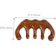 thumbnail image 3 of Wooden Hair Comb Wide Tooth Detangling Brush for Hair Growth and Scalp Massage, 3 of 4