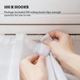 thumbnail image 4 of 100Pcs Ceiling Hook Clips T-bar Squeeze Hangers Drop Suspended Ceiling Hooks, 4 of 5