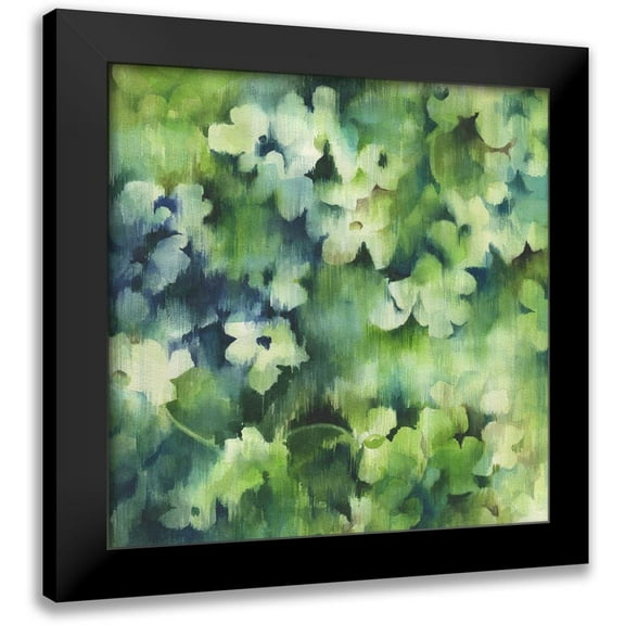 Wicks, Jane 12x12 Black Modern Framed Museum Art Print Titled - Lush Meadow
