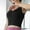 Black, variant on ZZwxWA High Impact Sports Bras for Women Padded Sports Bras Push up Bra Longline Workout Yoga Bra Tank Top with High Support