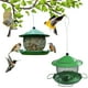 thumbnail image 1 of Fiudx Comedero Metálico para Pájaros, Dispensador Automático de Alimento para Colibríes, Decoración Colgante Duradera para Exteriores, Diseño de Fácil Instalación, Atracción para Observar Aves En El, 1 of 6