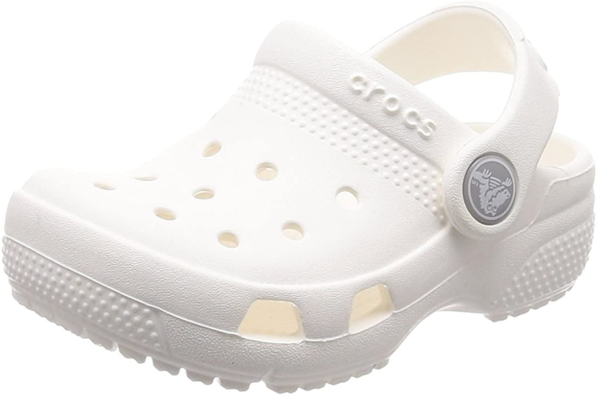 Crocs Kids Unisex Coast Clog (Toddler/Little Kid) White 11 M US Little ...