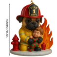 thumbnail image 4 of 2025 Firefighter Christmas Statue Decorations, Figurine Home Tabletop Decorations,Festive Firefighter Ornaments for Decorating Christmas Trees,Gifting to Firefighters, Colleagues or Loved Ones,A, 4 of 9