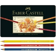 Faber Castell Polychromos Color Pencils Finest Artists Quality,Metal tin Set of 72