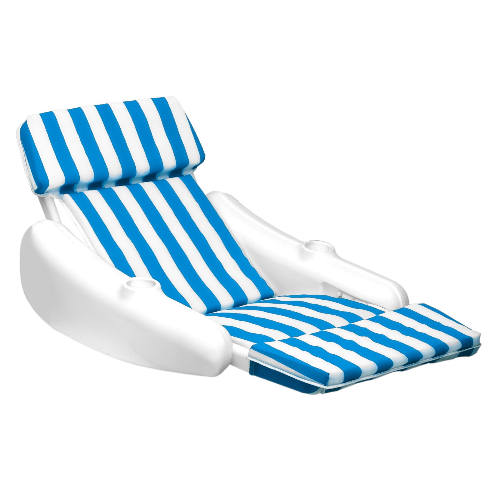 Swimline 10010 SunChaser Swimming Pool Padded Floating Luxury Chair Lounger - Walmart.com