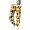 thumbnail image 4 of Hvogkswy Halloween Pants for Women Loose Wide Leg Casual Pants with Pockets Elastic Waist Drawstring SweatPants, S-3XL, 4 of 9