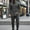 Dark Gray, variant on Ahabrexf Suits for Men, Casual Solid Color Sports Button Pocket Lapel Cardigan and Leg Tie Pants Set