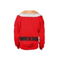 thumbnail image 2 of Camisetas con estampado 3D de Navidad fea unisex Camisetas de manga larga con cuello redondo y gráficos divertidos XBTCLXEBCO Rojo, 2 of 6