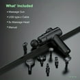 thumbnail image 4 of Convenient Home Massage Gun Mini Multi functional Professional Four Head Fascia Gun Rechargeable Fascia Gun Massager Handheld Back Muscle Massager with 8 Massage Heads, 4 of 14