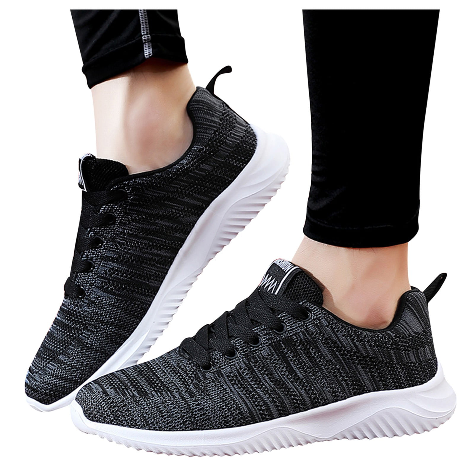 HSMQHJWE Sneaker Shoes For Women Sneaker For Women Women'S Lace Up Soft  Sole Comfortable Shoes Outdoor Mesh Shoes Runing Fashion Sports Breathable  Leather Postal Shoes Women 