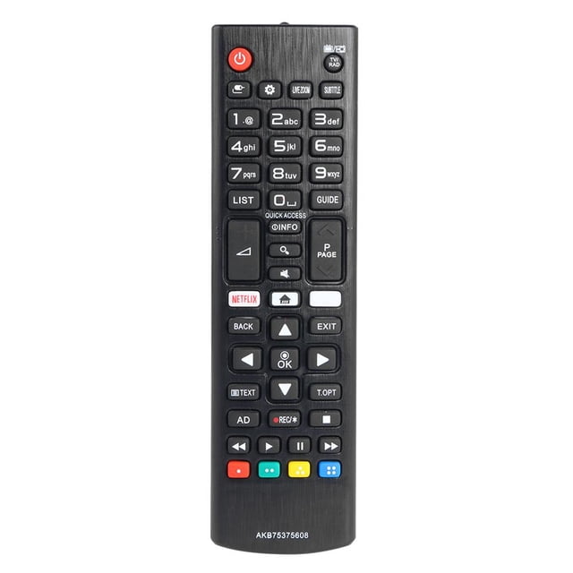 Control Remoto 4pcs para El Reemplazo Televisión AKB75375608 LCD