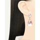 thumbnail image 2 of Pendientes colgantes Yashi Geométricos con forma de gota de agua y cristales redondos 50048GN, 2 of 2