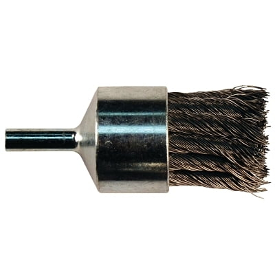 Knot Wire End Brush, Carbon Steel, 3/4 In X 0.20 In, Stem Mounted | Bundle of 5 Each