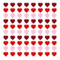thumbnail image 2 of Valentines Day Heart Banner Decoration 6PCS, Romantic Hanging Heart Flag Garland for Bedroom Window Office Party, Fabric Heart Shaped Decorative Bunting for Valentines Day Decor, 2 of 8