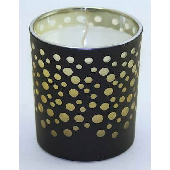 BLACK DOTS Courtneys Candles 10 oz Limited Edition Scented Jar Candle - BLACK CURRANT VANILLA