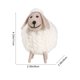 thumbnail image 3 of Boho Lint Sheep Ornament Easter Lamb Decor - Handmade Spring Tabletop Accent, Polyester Figurine, Pink/White/Red/Khaki, 4.33in Rustic Home Decoration Gift, 3 of 6