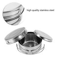 thumbnail image 6 of Gupbes 4Pcs Portable Stainless Cookware Set Camping Picnic Pan Pot Plate Tablewares, 6 of 8