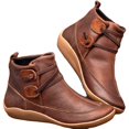 thumbnail image 5 of Zapatos de mujer Otoño Europeos y Americanos Botas cortas de suela plana Zapatos deportivos con cordones Zapatos casuales de talla grande 35-43 para mujer, 5 of 5