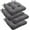 4, variant on Chair Cushions Set of 6 for Dining Chairs, 16.5"x15.5" Kitchen Chair Pads with Memory Foam, Non-Slip Bottom & Ties, Tufted Indoor Seat Cushions for Home Use – Dark Grey
