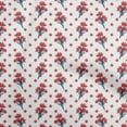 thumbnail image 1 of oneOone Georgette Viscose White Fabric Floral Fabric For Sewing Printed Craft Fabric By The Yard 42 Inch Wide, 1 of 5