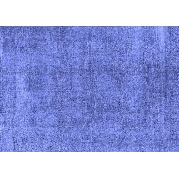 Ahgly Company Indoor Rectangle Oriental Blue Industrial Area Rugs, 5' x 7'