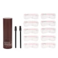 thumbnail image 2 of Kit de formación de senos de cejas, Kit de plantilla de sello de cejas relleno de sombra de sombra medios portátiles marrones para hojas para mujeres para jawline, 2 of 7