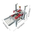 thumbnail image 2 of 110V Full Automatic Double-Flap Case Sealer Tape Sealing Machine Box Carton Sealer 4.72"-19.68", 2 of 11