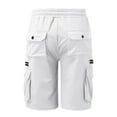 thumbnail image 5 of KaLI_store Shorts Men Men's Stretch Quick Dry Cargo Shorts for Hiking, Camping, Travel White,XXL, 5 of 5