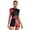 Red, variant on Doomiva Women's Sparkly Sequin Rumba Salsa Jazz Latin Dance Leotard Metallic Shiny Gymnastics Unitards Royal Blue S
