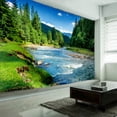 thumbnail image 3 of Tapiz de pared con microtela River Forest, 200 x 150 cm, 3 of 3