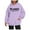 Purple, variant on Bibifish Hoodies For Women Mom Loose Fit Letter Print Hoodies Fall Fashion Pullover Long Sleeve Sports Tops With Pocket