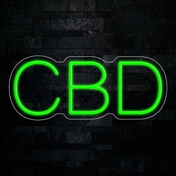 CBD Neon LED Sign 22"L x 9"H #33004