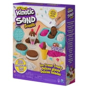 Kinetic Sand Scents, Ice Cream Treats Playset with 3 Colors Scented Play Sand & 6 Tools, Sensory Toys, Holiday Gifts & Stocking Stuffers for Kids Ages 3 and up