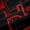Black Red E, variant on Erosebridal Teens Black Red Geometric Grid Black Out Curtains,P Personalized Initial Curtains Pack of 2 (42x63 Each) For Boys Girls