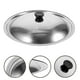 thumbnail image 4 of Cubierta de repuesto para sartén, cubierta de cúpula redonda, tapa de sartén de acero inoxidable, cubierta de olla, 4 of 4